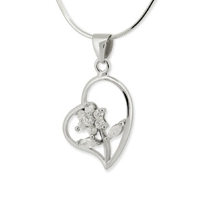 Srebrna zawieszka z cyrkoniami 183468