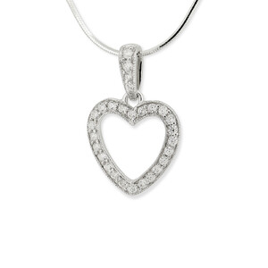 Srebrna zawieszka z cyrkoniami 214308