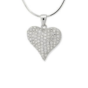 Srebrna zawieszka z cyrkoniami 214292