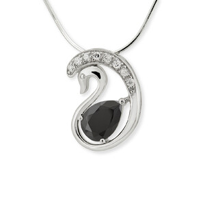 Srebrna zawieszka z cyrkoniami 126854K