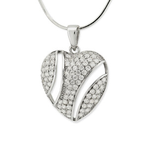 Srebrna zawieszka z cyrkoniami 202374