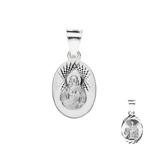 Srebrny medalik dwustronny 367912